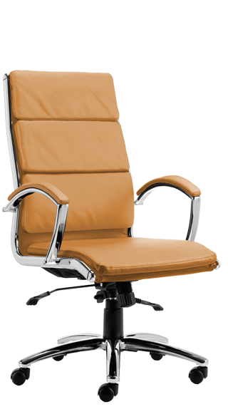 Classic Highback  Tan Leather click for larger image