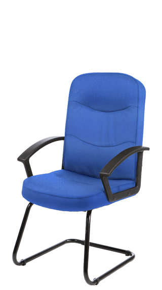 Harley Blue Fabric Chair